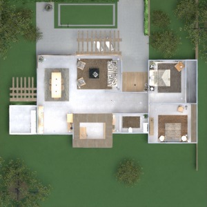 floorplans haus terrasse dekor badezimmer schlafzimmer 3d