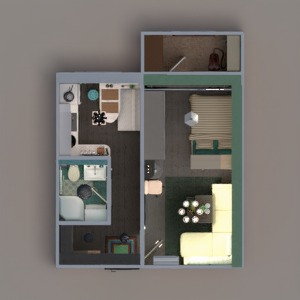 floorplans apartamento mobílias decoração faça você mesmo banheiro quarto quarto cozinha escritório iluminação reforma utensílios domésticos despensa patamar 3d