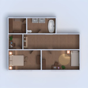floorplans maison décoration rénovation espace de rangement 3d