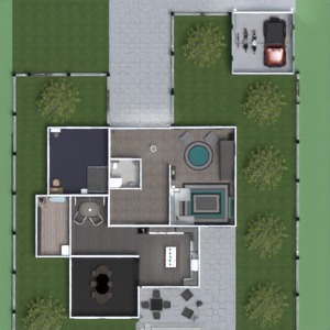 floorplans kids room office lighting renovation 3d