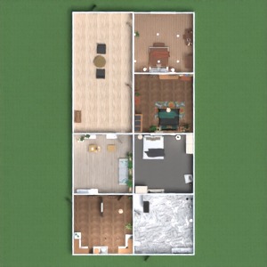 floorplans 独栋别墅 浴室 卧室 3d