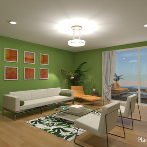 floorplans terasa baldai dekoras svetainė 3d
