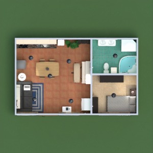 floorplans appartement meubles décoration diy salle de bains chambre à coucher salon cuisine eclairage maison salle à manger espace de rangement 3d