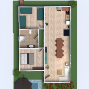 floorplans 厨房 3d