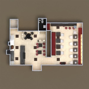 floorplans apšvietimas renovacija kavinė аrchitektūra 3d