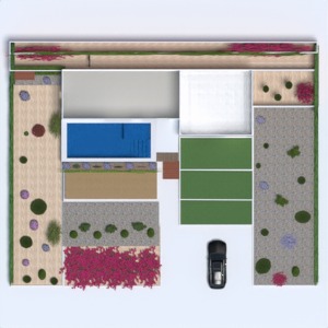 floorplans área externa paisagismo 3d