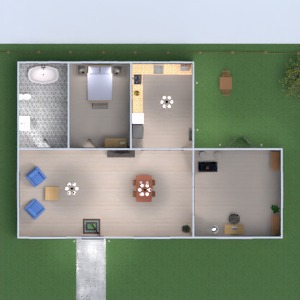 planos casa cocina despacho reforma arquitectura 3d