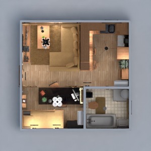 floorplans appartement maison meubles décoration salle de bains chambre à coucher salon cuisine 3d