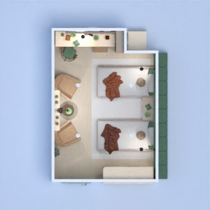 floorplans 独栋别墅 家具 装饰 儿童房 照明 3d