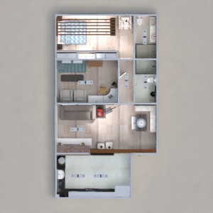 floorplans 公寓 家具 装饰 卧室 客厅 厨房 办公室 照明 家电 咖啡馆 餐厅 结构 储物室 玄关 3d