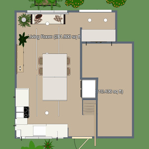 floorplans kitchen renovation dining room entryway 3d