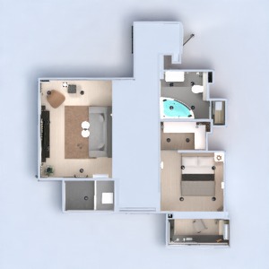 floorplans mieszkanie meble wystrój wnętrz łazienka sypialnia pokój dzienny kuchnia oświetlenie remont gospodarstwo domowe przechowywanie mieszkanie typu studio wejście 3d