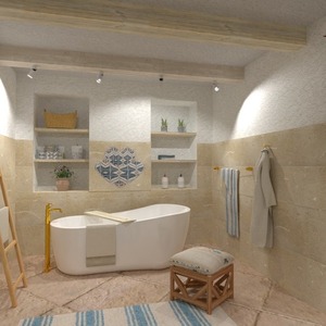 floorplans maison salle de bains chambre à coucher cuisine extérieur 3d