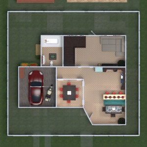floorplans namas dekoras pasidaryk pats vonia miegamasis garažas virtuvė biuras valgomasis аrchitektūra prieškambaris 3d
