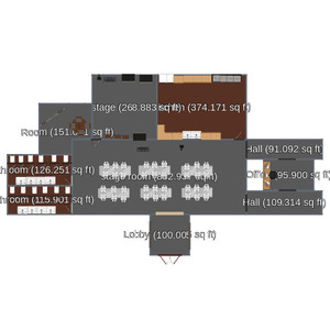 floorplans kuchnia pokój diecięcy biuro mieszkanie typu studio 3d