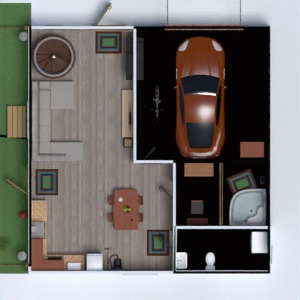 планировки дом гараж ландшафтный дизайн архитектура прихожая 3d