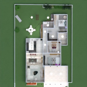floorplans namas terasa baldai dekoras miegamasis virtuvė apšvietimas kraštovaizdis аrchitektūra prieškambaris 3d