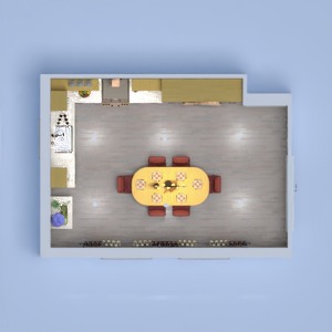 planos apartamento cocina 3d
