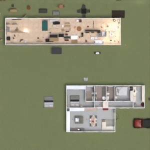 floorplans möbel terrasse küche landschaft garage 3d