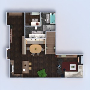 floorplans appartement meubles décoration diy salle de bains chambre à coucher salon cuisine espace de rangement 3d
