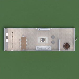 floorplans svetainė virtuvė apšvietimas valgomasis prieškambaris 3d