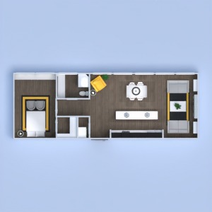 floorplans mieszkanie wystrój wnętrz pokój dzienny kuchnia oświetlenie 3d