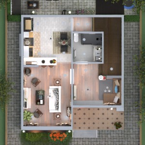 floorplans casa mobílias utensílios domésticos arquitetura 3d