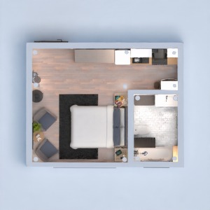 планировки квартира ванная спальня кухня студия 3d
