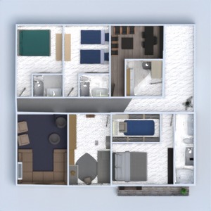 floorplans pokój diecięcy kawiarnia na zewnątrz gospodarstwo domowe mieszkanie typu studio 3d