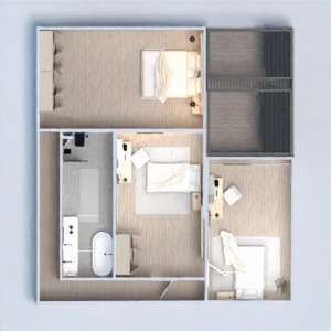 floorplans house terrace decor architecture 3d