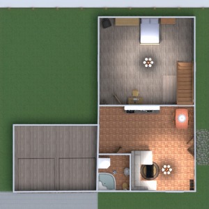 floorplans meble łazienka garaż pokój diecięcy jadalnia 3d