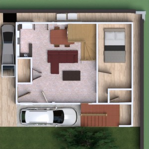 floorplans garagem cozinha área externa quarto infantil paisagismo 3d