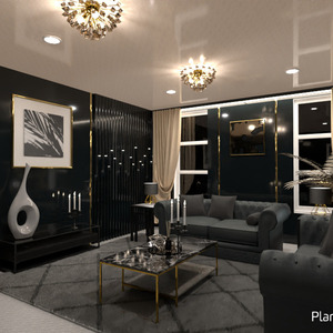floorplans 独栋别墅 家具 装饰 客厅 照明 3d