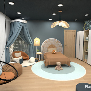 floorplans maison meubles décoration chambre à coucher eclairage 3d