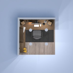 floorplans apartamento quarto escritório utensílios domésticos patamar 3d