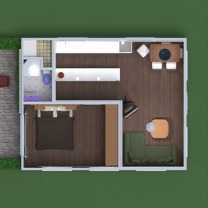 planos apartamento bricolaje salón habitación infantil reforma 3d