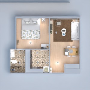 floorplans butas pasidaryk pats svetainė valgomasis 3d