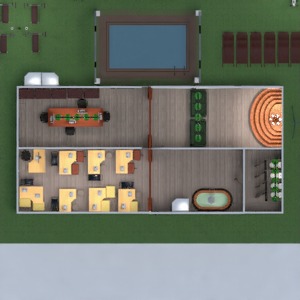 floorplans 办公室 单间公寓 3d