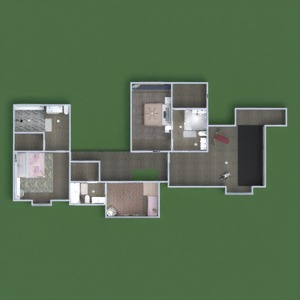 floorplans house terrace furniture decor household 3d
