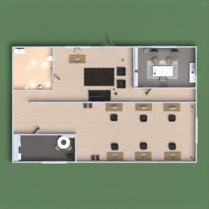 floorplans 办公室 结构 单间公寓 3d