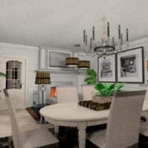 planos apartamento muebles cocina comedor 3d