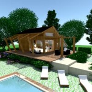 планировки дом терраса мебель ванная спальня гостиная кухня ландшафтный дизайн архитектура 3d