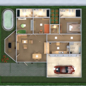 planos casa reforma paisaje arquitectura 3d