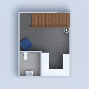 floorplans butas baldai vonia miegamasis virtuvė 3d