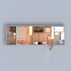 floorplans apartamento varanda inferior mobílias decoração faça você mesmo banheiro quarto quarto despensa estúdio patamar 3d