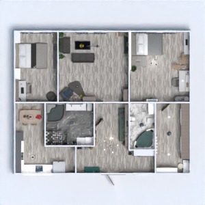 planos apartamento 3d