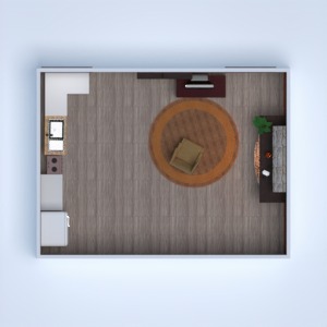 floorplans salon cuisine 3d