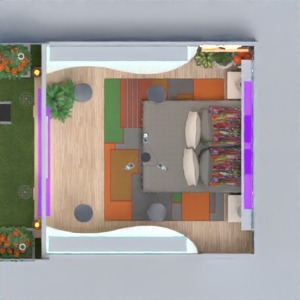 floorplans terasa kavinė eksterjeras svetainė 3d