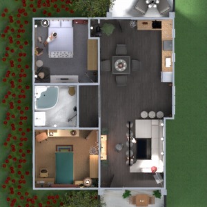 floorplans 公寓 独栋别墅 装饰 家电 结构 3d
