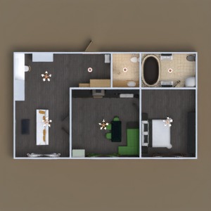 floorplans butas baldai dekoras pasidaryk pats vonia miegamasis svetainė virtuvė renovacija аrchitektūra prieškambaris 3d